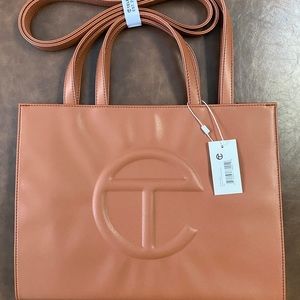 Telfar Medium Tan Shopping Bag NWT